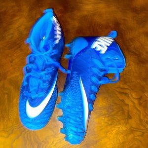 Blue cleats